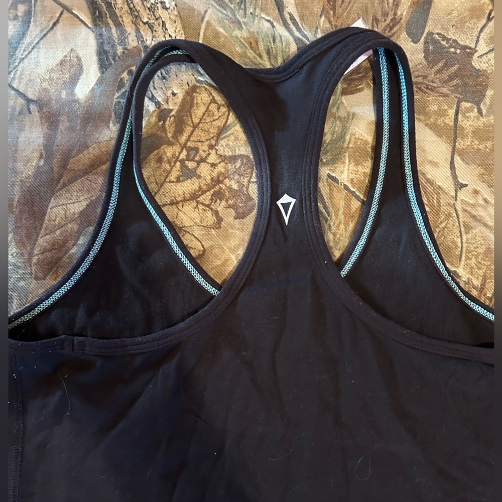 Ivivva Black and Blue Racerback Sports Bra